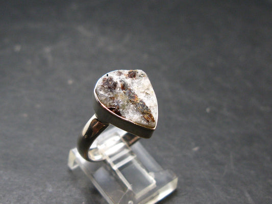 Astrophylite Astrophyllite Silver Ring From Russia - Size 7 - 4.3 Grams