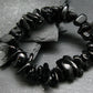 Tibetan Tektite Genuine Bracelet ~ 7 Inches ~ 18mm Tumbled Beads