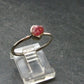 Bixbite Red Emerald Beryl Silver Ring From Utah USA - Size 8 - 1.86 Grams