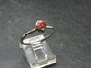 Bixbite Red Emerald Beryl Silver Ring From Utah USA - Size 8 - 1.86 Grams