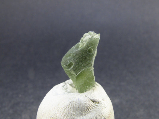 Moldavite Tektite Raw Piece from Czech Republic - 0.7" - 5.50 Carats - 1.10 Grams