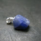 Tanzanite Pendant In Sterling Silver From Tanzania - 0.8" - 1.85 Grams