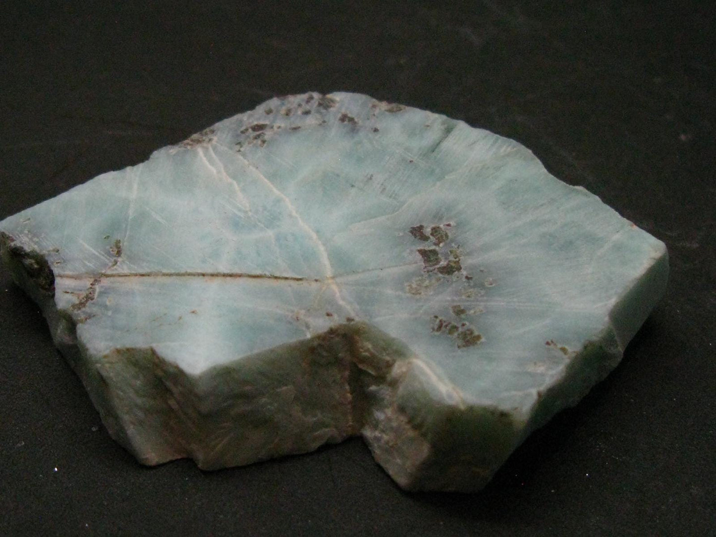 Larimar Polished Slab From Dominican Republic - 2.3"