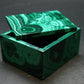 ich Vibrant Green Malachite Box From Congo - 2.7" - 274.12 Grams