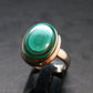 Malachite Silver Ring - 5.46 Grams - Size 6