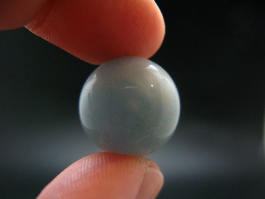 Genuine Blue Aquamarine Sphere Ball From Brazil - 0.6" - 6.28 Grams