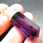 Genuine Rich Purple Faceted Amethyst Silver Pendant From Brazil - 2.1" - 14.48 Grams