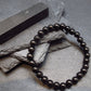 Whitby Jet Genuine Bracelet From UK ~ 7 Inches ~ 6mm Round Beads