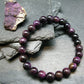 Purpurite Genuine Bracelet ~ 7 Inches ~ 8mm Round Beads