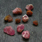 Rare Lot of 10 Pezzottaite Pink Beryl Crystals from Madagascar - 12.85 Carats