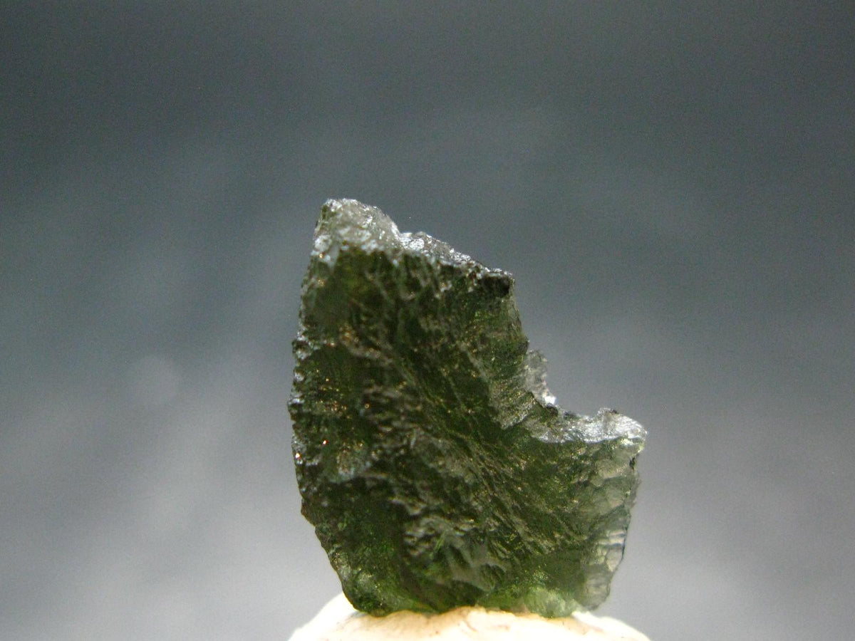 Moldavite Tektite Raw Piece from Czech Republic - 0.6" - 6.70 Carats - 1.34 Grams