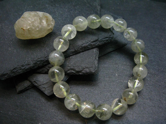 Sanidine Gold Labradorite Genuine Bracelet ~ 7 Inches ~ 10mm Round Beads