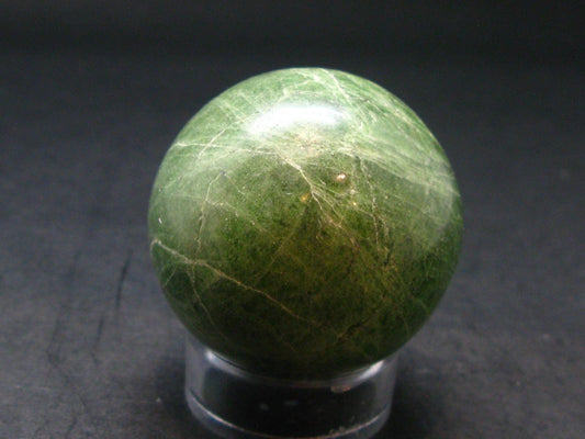 Gem Chrome Diopside Ball Sphere From Russia - 1.7"- 148.48 Grams