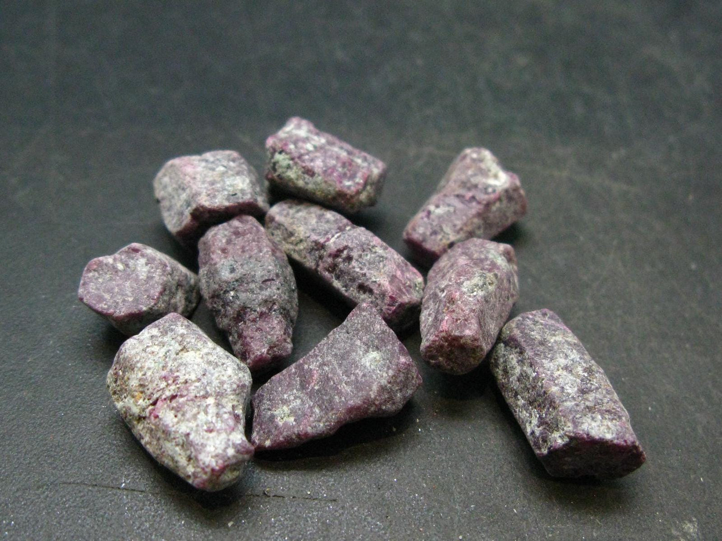 Lot of 10 Ruby Crystals from Winza Tanzania - 21.0 Grams