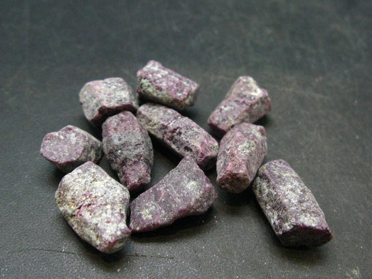 Lot of 10 Ruby Crystals from Winza Tanzania - 21.0 Grams