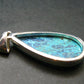 Shattuckite Silver Pendant from Namibia - 1.7" - 7.58 Grams