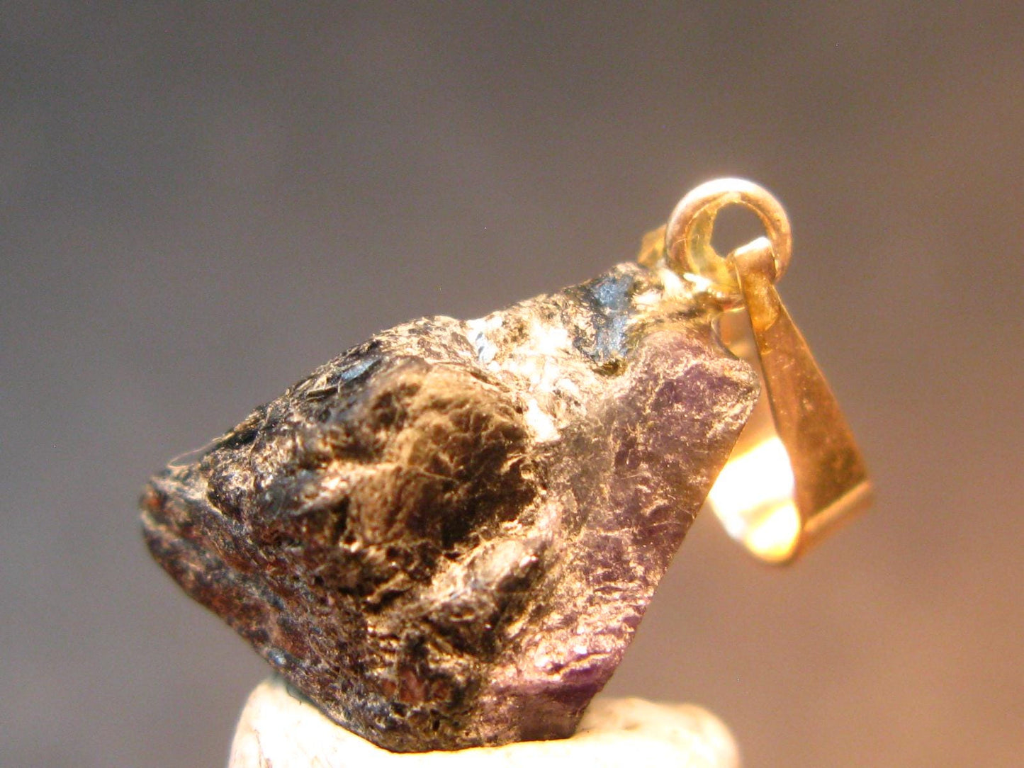 Alexandrite Chrysoberyl Crystal Silver Pendant From Brazil - 1.0" - 1.76 Grams