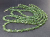 Fantastic Set of Three Natural Green Apatite Free Form Bead Necklace from Brazil - 18" Each