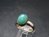 Natural Apple Green Chrysoprase 925 Sterling Silver Ring From Australia - 3.79 Grams - Size 7