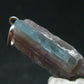 Rarest Paraiba Copper Blue Tourmaline Crystal Silver Pendant From Brazil - 1.4" - 3.14 Grams