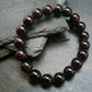 Garnet Almandine Genuine Bracelet ~ 7 Inches ~ 10mm Round Beads