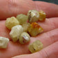 Lot of 10 Large Rhodizite Rhodozite Crystals from Madagascar - 25.0 Carats