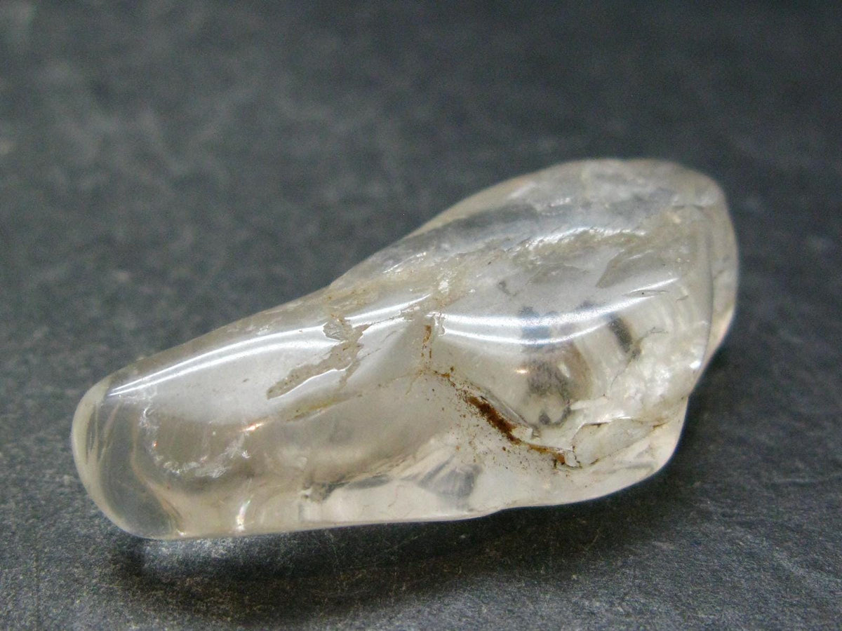 Large Clear Tumbled Petalite Crystal from Brazil - 52.65 Carats - 1.6"