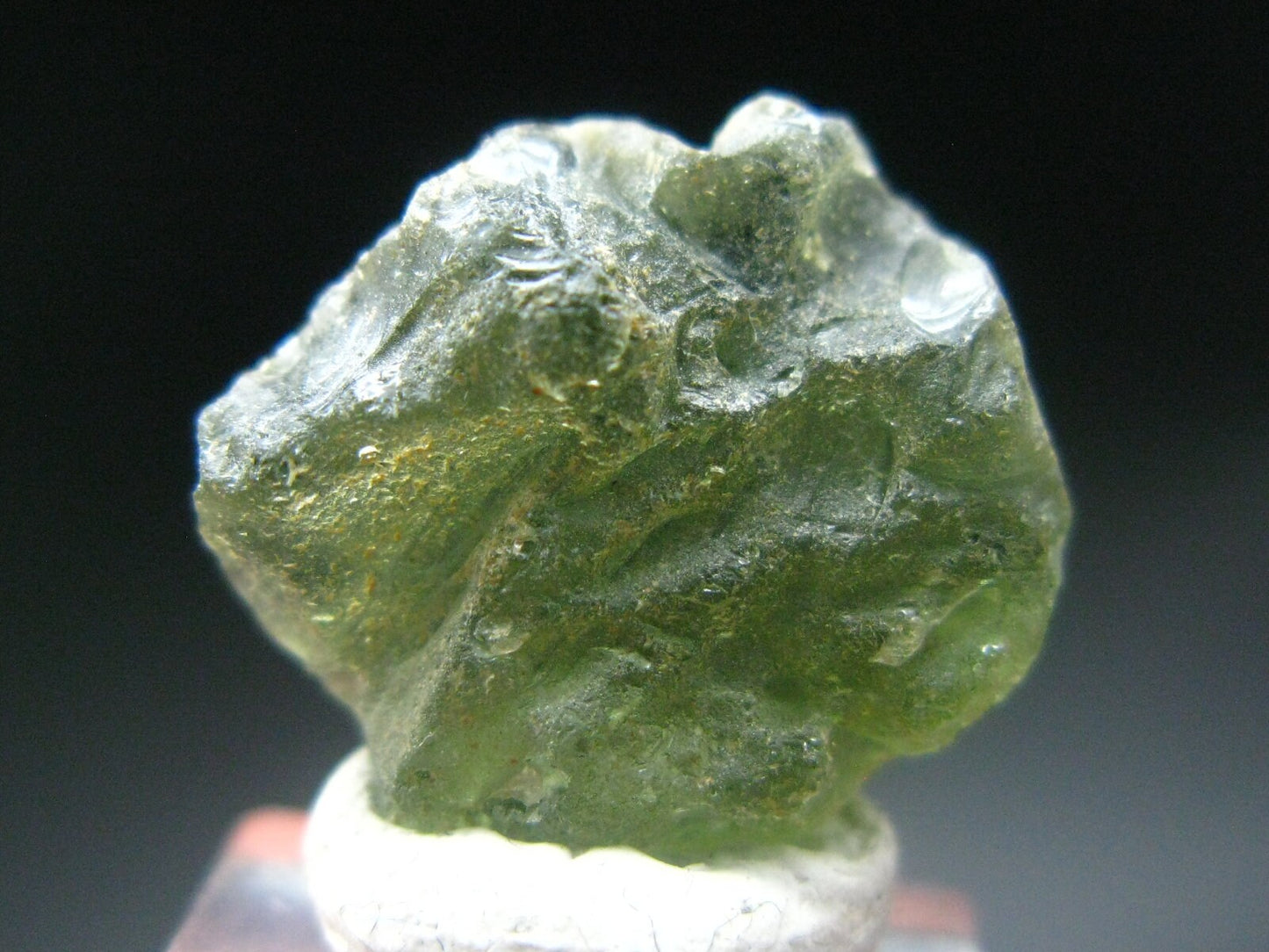 Moldavite Tektite Raw Piece from Czech Republic - 0.7" - 6.50 Carats - 1.30 Grams