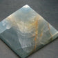 Lemurian Aquatine Blue Calcite Pyramid - 2.3" - 151.84 Grams
