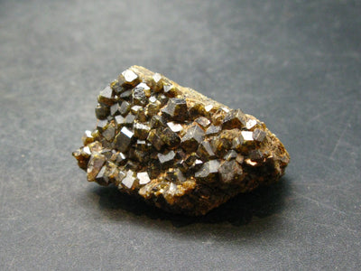 Brown Andradite (Garnet) cluster from Russia - 1.5"