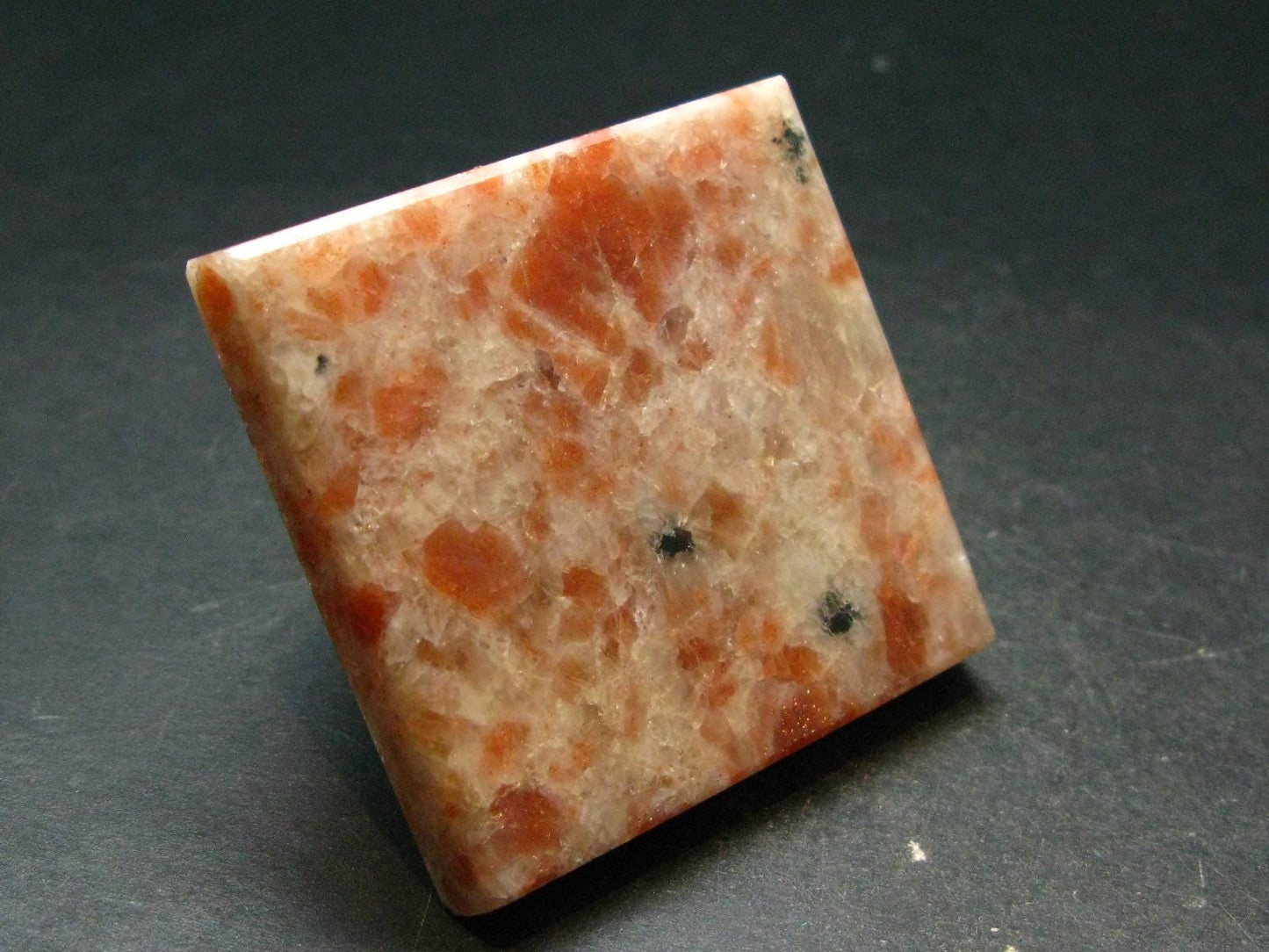 Sunstone Pyramid From India - 1.6" - 124.67 Grams