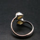 Rare Agni Gold Danburite Silver Ring From Tanzania - 1.86 Grams - size 5