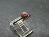 Bixbite Red Emerald Beryl Silver Ring From Utah USA - Size 7 - 1.81 Grams
