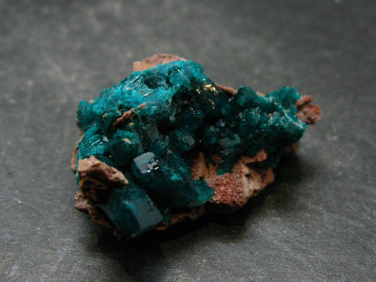 Very Nice Dioptase Cluster from Congo - 1.5" - 18.38 Grams