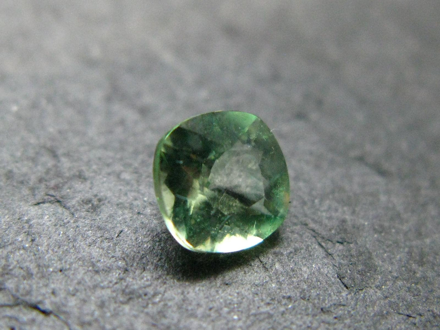 Gem Green Amblygonite Cut Stone From Brazil - 0.59 Carats