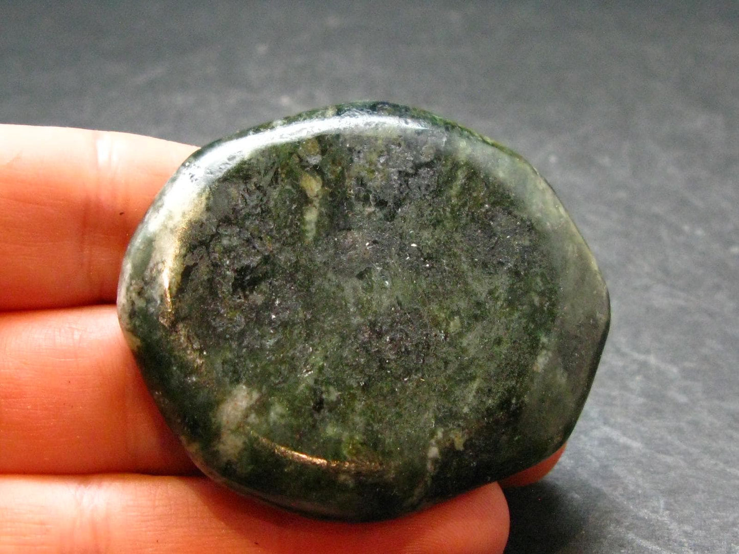Rare Eclogite Tumbled Stone From Norway - 1.9" - 34.36 Grams