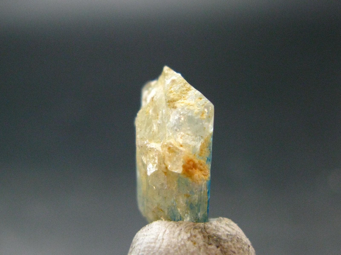 Large Euclase Blue Crystal From Zimbabwe - 7.85 Carats - 0.6"