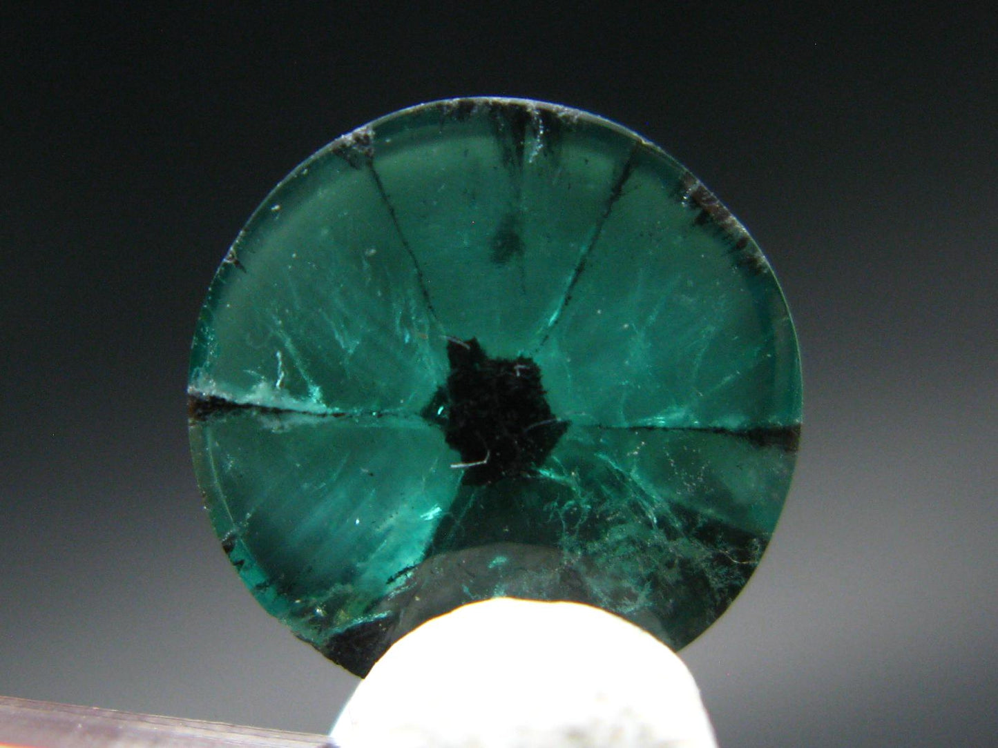 Beautiful Rare Gem Trapiche Emerald From Colombia - 4.80 Carats - 12x12mm