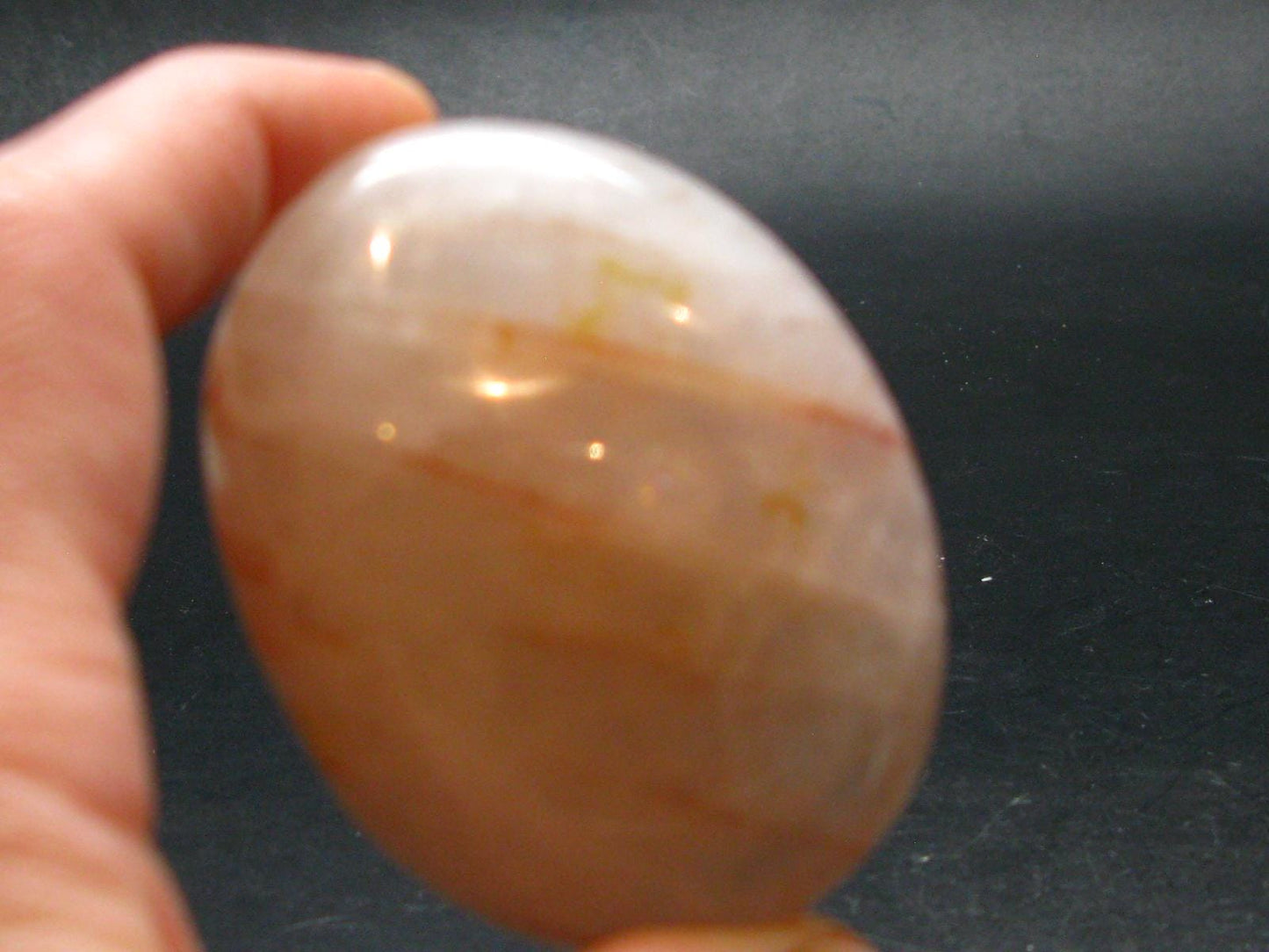Pink Fire Azeztulite Agnitite Tumbled Stone From Madagascar - 2.3" - 109.87 Grams