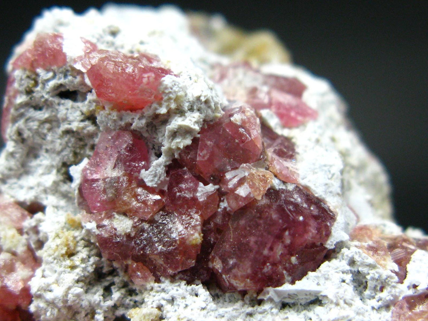 Raspberry Grossular Garnet Cluster From Mexico - 1.6" - 61.92 Grams