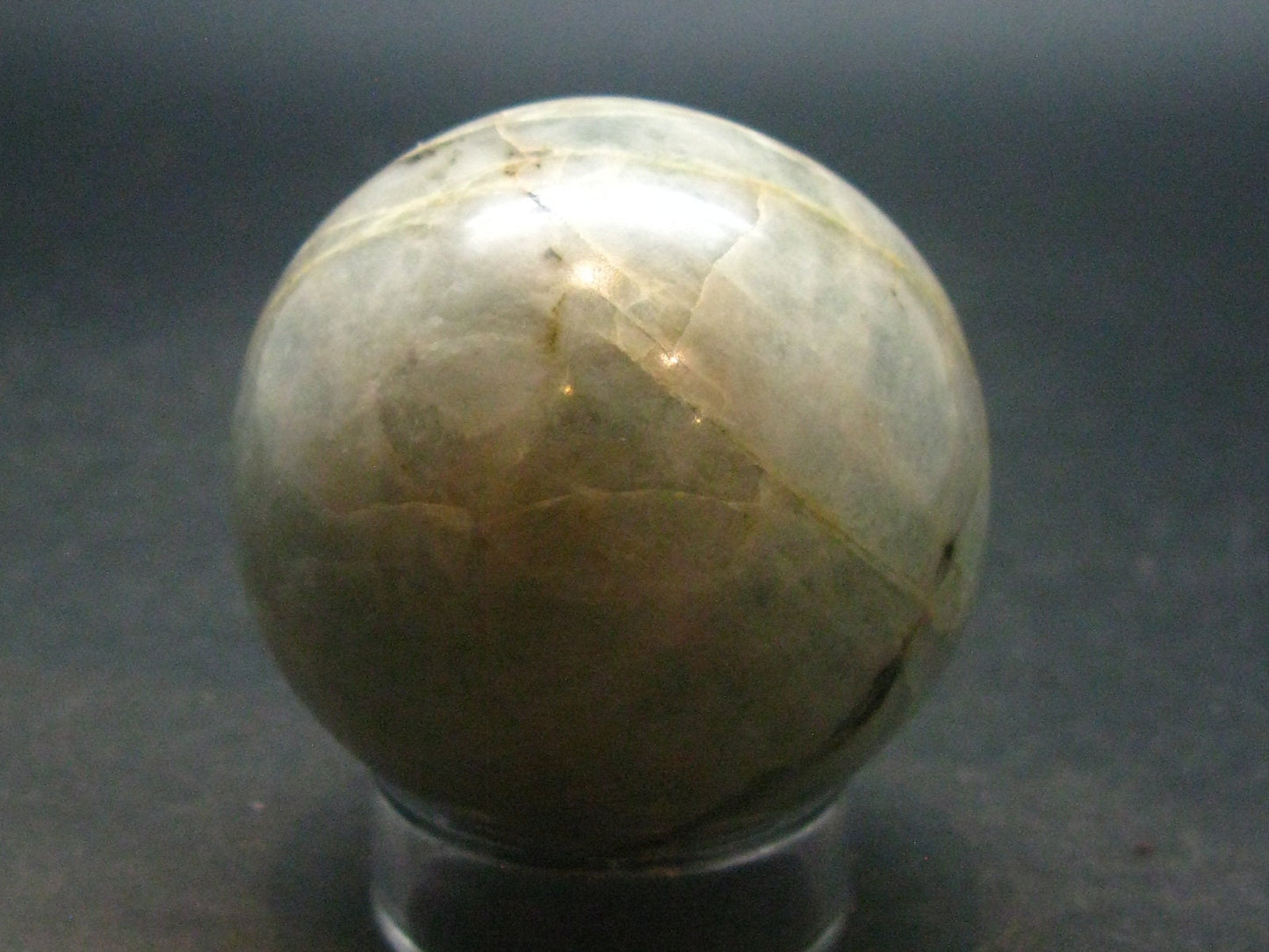 Genuine Blue Aquamarine Sphere Ball From Brazil - 1.8" - 150.71 Grams