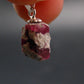 Bixbite Red Emerald Beryl Silver Pendant From Utah USA - 5.45 Carats - 0.7"