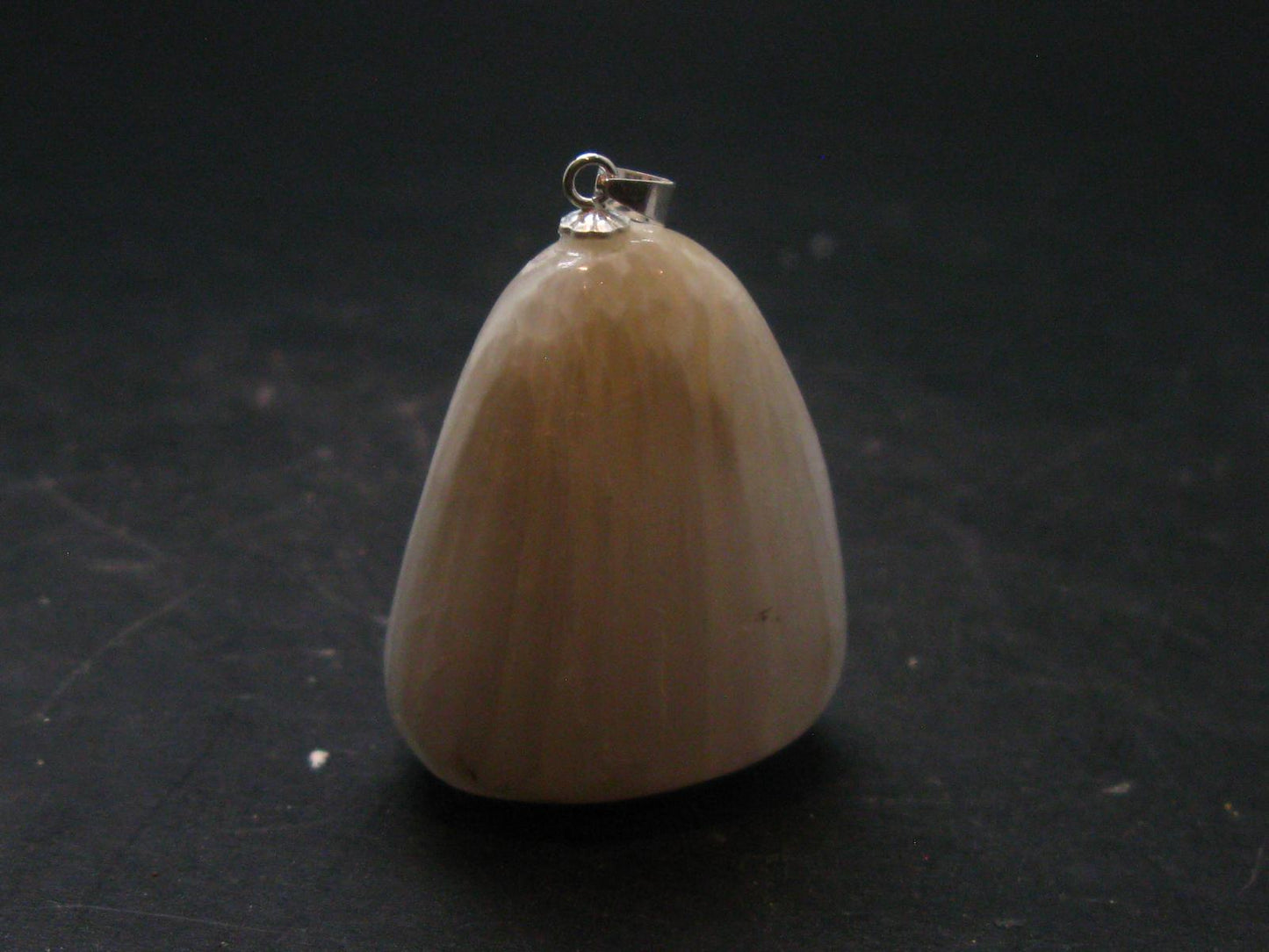 Scolecite Silver Pendant From India - 1.6" - 19.5 Grams