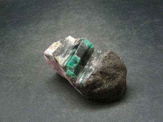 Emerald Beryl Polished Cluster from Brazil - 2.7" - 121.4 Grams