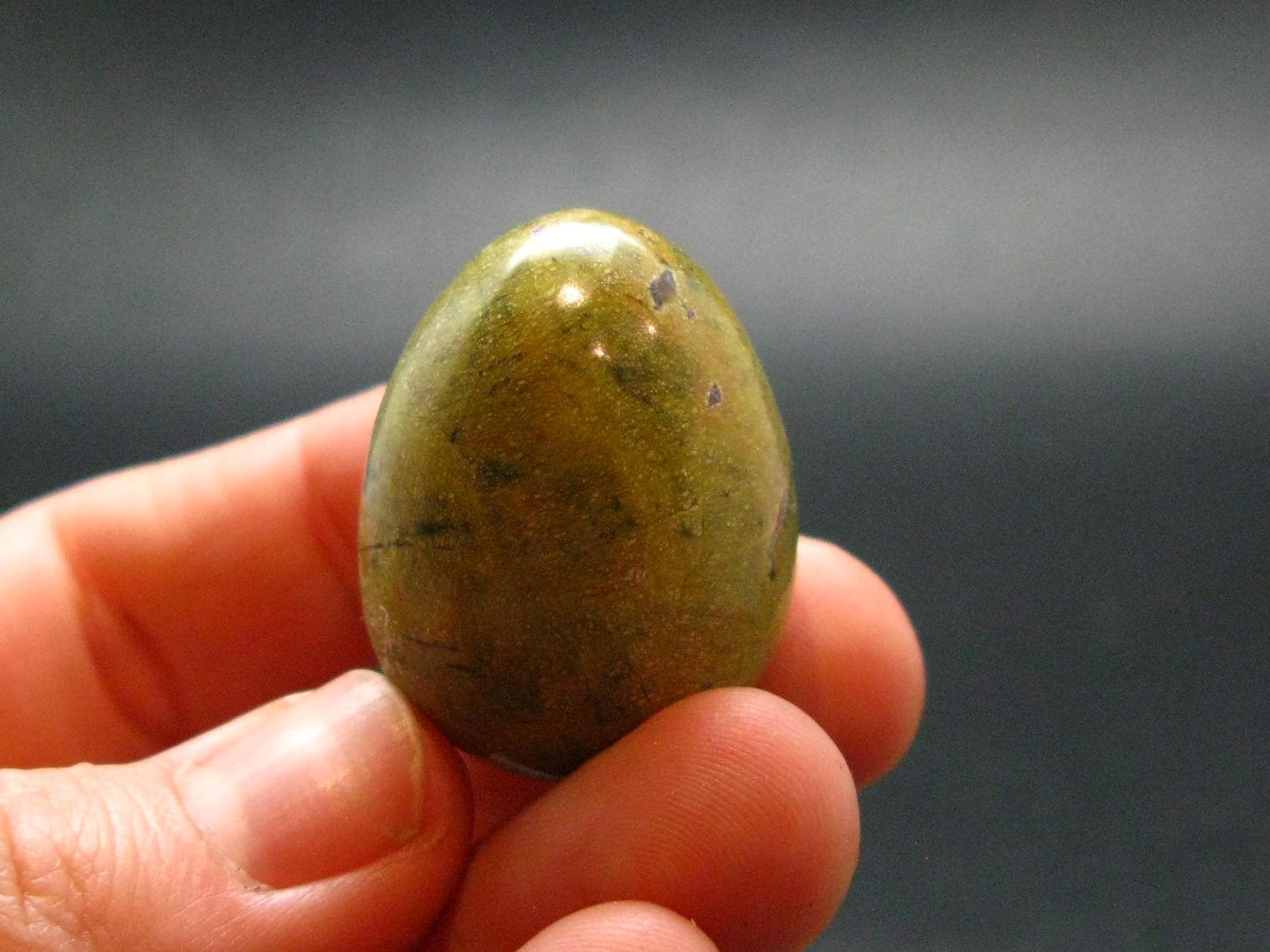 Rare Atlantasite Stichtite + Serpentine Egg from Australia - 1.2"