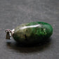 Tsavorite Gem Green Garnet Sterling Silver Pendant From Tanzania - 1.1" - 4.54 Grams