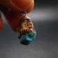 Cavansite Crystal Pendant In Sterling Silver From India - 1.2"