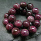 Red Tourmaline Genuine Bracelet ~ 7 Inches ~ 9mm Round Stones