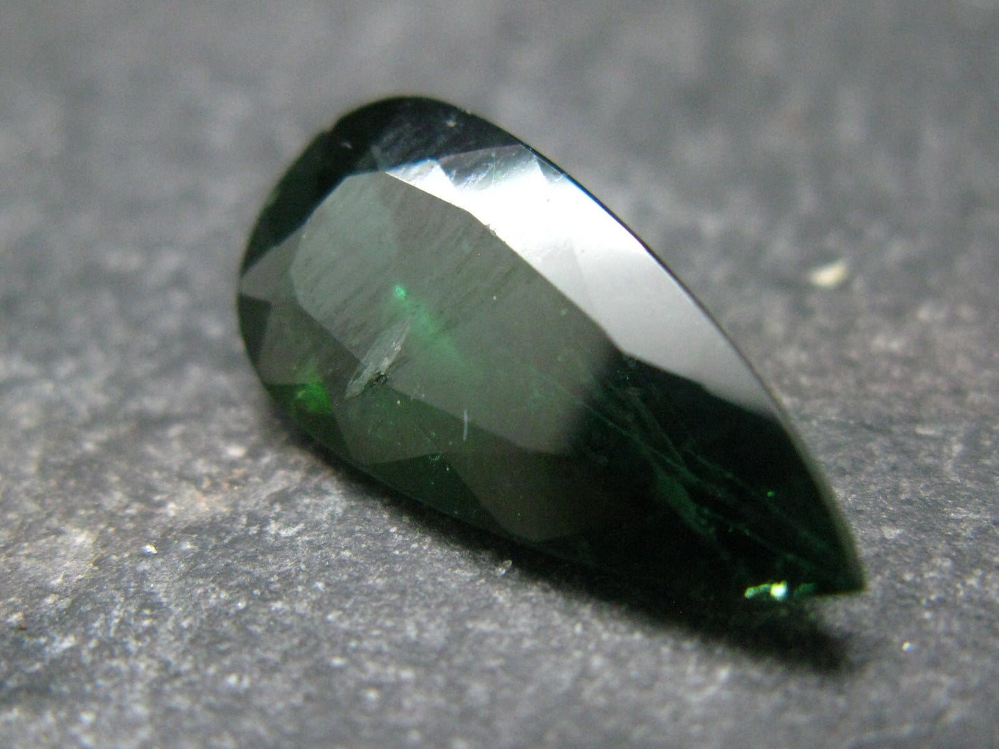 Green Tourmaline Cut Stone Gem From Brazil - 5.63 Carats - 18x9mm