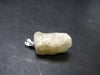 Amblygonite Silver Pendant from Brazil - 1.0" - 3.92 Grams
